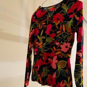 LAND'S END COLORFUL BLOUSE/TOP